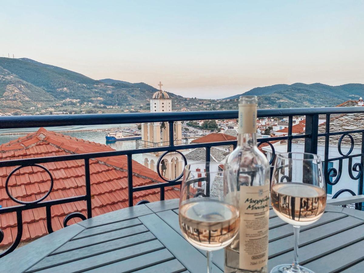 Evageliasvilla Sea View سكوبيلوس تاون المظهر الخارجي الصورة