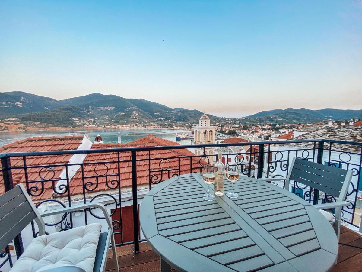Evageliasvilla Sea View سكوبيلوس تاون المظهر الخارجي الصورة