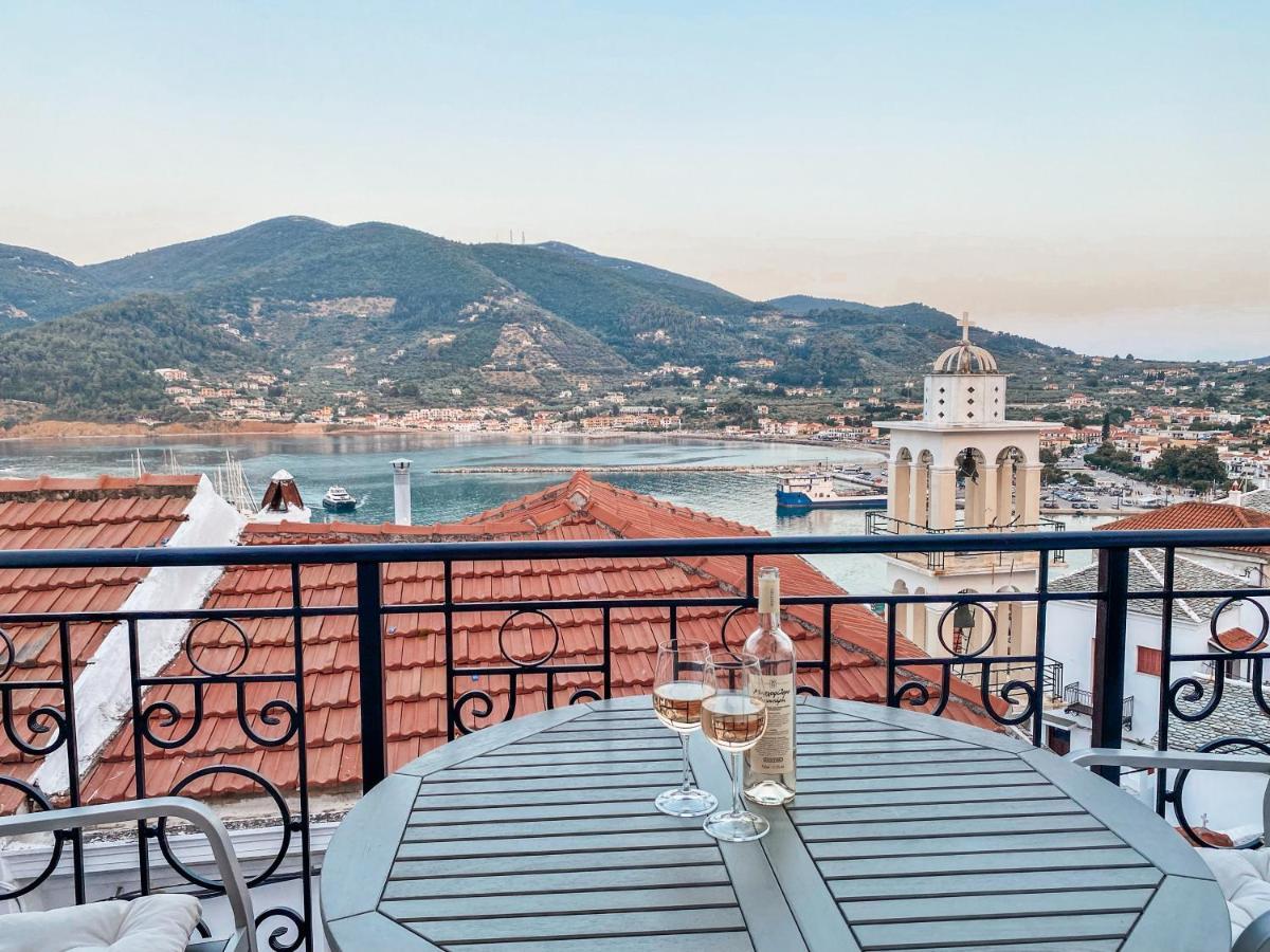 Evageliasvilla Sea View سكوبيلوس تاون المظهر الخارجي الصورة
